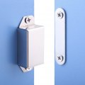 2 Pack Magnetic Door Catch Latch Cabinet Magnet Stainless Steel Heavy Duty For Cupboard Wardrobe Closet Closures Silver