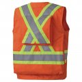 Pioneer V1010350u Hi-vis Surveyor S Safety Vest Orange 2xl 