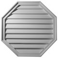 Ekena Millwork 18 W X8 H 1 1 8 P Octagon Gable Vent Louver Functionaena Millwork 18 W X8 H X 1 1 8 P Octagon Gable Vent Louver 