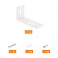 L Corner Braces 2pcs 80x30x40mm Stainless Steel Adjustable Code 90 Degree Slotted Angle Bracket For Diy Furniture Mending Shelf
