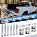 X Autohaux Truck Bed Mounting Hardware Kit With Mount Bolt Retainer Clip Replacement Ford Ranger 1983-2011 For Mazda B2300