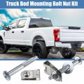 Truck Bed Mounting Hardware Kit With Mount Bolt Retainer Clip Replacement Ford Ranger 1983-2011 For Mazda B2300 B2500