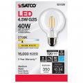 Satco 6pk 4 5w G25 Globe Filament Led 2700k Medium Base Dimmable 40w Equiv