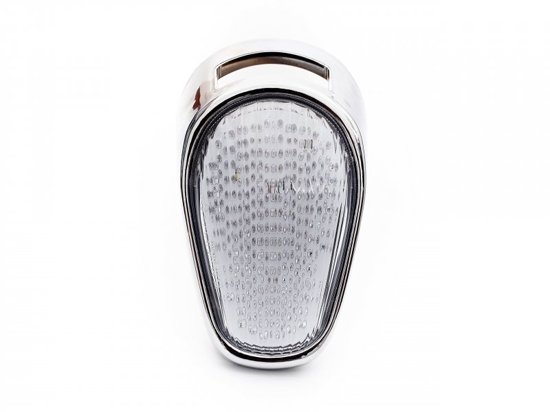 Bright2wheels Motorcycle Led Tail Light With Turn Signals For 04-10 Vn2000 Vulcan 2000 White