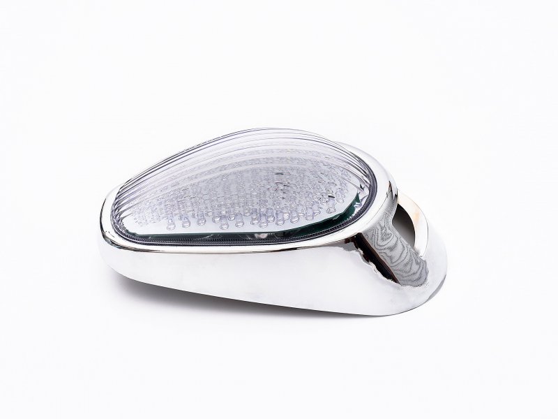 Bright2wheels Motorcycle Led Tail Light With Turn Signals For 04-10 Vn2000 Vulcan 2000 White