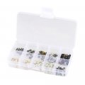 200pcs 10 Value Tactile Push Button Switch Micro Momentary Tact Assortment Kit Electronic Components 