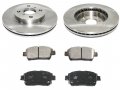 Front Ceramic Brake Pad And Rotor Kit Compatible With 2004-2006 Scion Xb