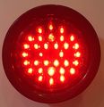 10 Long Haul 4 Round Red 32 Led Stop Tail Turn Lights W Grommets For Box Trucks Semi Trailers El-104232r 