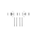 Disc Brake Hardware Set For Volkswagen Touareg 2006 2018 Front Or Rear Axle Alx Pau Df 340 74016 Cla5