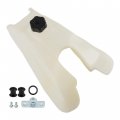 Labwork Fuel Tank Replacement For Honda Fourtrax 250 Trx250 2x4 1985-1987 With Petcock Valve And Cap White Plastic Ft49010