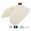 Labwork Fuel Tank Replacement For Honda Fourtrax 250 Trx250 2x4 1985-1987 With Petcock Valve And Cap White Plastic Ft49010