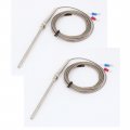 10 Cm Probe K Type Sensor High Temperature Thermocouple Long 2 Pieces 