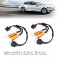 Load Resistor Fydun 2 Pcs 50w 6i H13 9008 Warning Blinker Error Canceller Led Decoder For Turn Signals Fog Light
