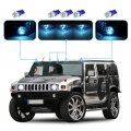 Ocpty Cab Marker Light 5pcs Smoke Covers Top Roof Running Assembly Waterproof 12v T10 Ice Blue Led Bulbsfit For 2003-2009