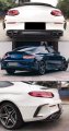Cuztom Tuning Fits For 2017-2019 Mercedes Benz W205 2 Door Coupe C300 C350 C63 Carbon Fiber Psm Style High Kick Trunk Spoiler