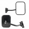 2pcs Automotive Exterior Mirrors Left Right Adjustable Replacement For 1997-2018 Wrangler Tj Jk 55077967af 55077966ae 