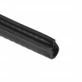 Uxcell Edge Trim Seal Extrusion Black U Channel Protector Pvc Plastic W Iron Sheet Fits 1 16 -9 64 3 3ft 1m Length