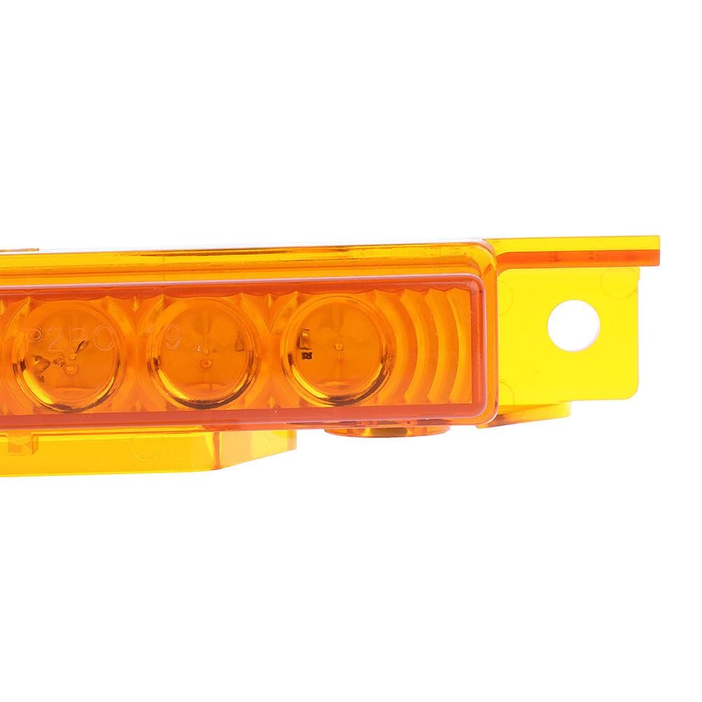 5 Pack Led Cab Marker Roof Running Lights Amber For Volvo Vnl 2003 To 2019 Waterproof Side Trailer Clearance Surface Mount Abs