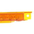 5 Pack Led Cab Marker Roof Running Lights Amber For Volvo Vnl 2003 To 2019 Waterproof Side Trailer Clearance Surface Mount Abs