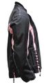 Womens Black And Pink Textile Motorcycle Jackets Size Xl X-large 