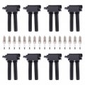 Motoku Ignition Coil And Spark Plug For Chrysler 300 Dodge Charger Challenger Ram 1500 2500 3500 Jeep Grand Cherokee Commander
