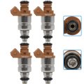 4pcs Fuel Injectors For 2011 2015 Chevrolet Matiz And 2004 2010 Pontiac Replace Fj1314 96620255 4 Hole Gas