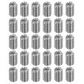 30pcs Threaded Insert Stainless Steel M3-0 5 Female To M5-0 8 Male Repair Nut 8mm Long Adapters Sleeve Reducing Thread Screw 