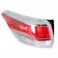 Antuko 1-pack Left Outer Tail Light Rear Brake Assembly Driver Side Replacement For 2014-2016 Highlander 815600e100