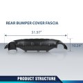 Bumper Cover Fascia Rear For Nissan Altima 2019-2023 850b26ca1h Ni1195103