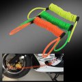 Reminder Coil Cable Anti-theft Spring Spiral Brake Disc Lock Safety Tool 3 5mm 0 14 Suitable For Motorcycles Scooters Bicycles