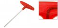 Uxcell 4mm Metric Red T-handle Hex Key Wrench Hand Tool