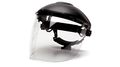 Pyramex S1110 Polycarbonate Tapered Clear Faceshield Visor 