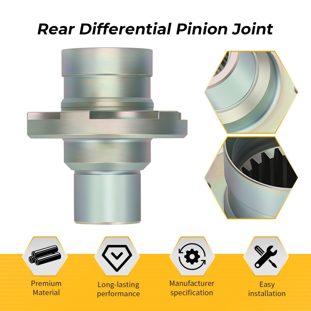 Rear Differential Pinion Joint For Honda Rancher 420 Trx420fpa Fa 2009-2014 Rincon 650 Trx650fa Fga 2003-2005 680 Trx680fa
