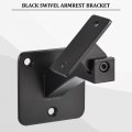 Uxcell Black Swivel Hand Rail Brackets Adjustable Square For Staircase Stair 4 Pcs