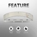 G-plus Dashboard Dash Instrument Bezel Chrome Compatible With 1956 Ford F-series Pickup Truck 45306 3203b