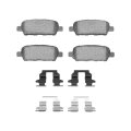 Rear Disc Brake Pads For Nissan Sentra 2007 To 2019 Ceramic Friction 5000 Advanced Series Includes Clips Hardware And Shims 4 