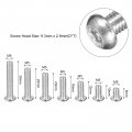 Uxcell M5 Torx Security Screws Kit M5x8 10 12 16 20 25 30mm 70pcs 304 Stainless Steel Round Head Tamper Proof Screw W 1pcs T25