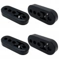 Rubber Exhaust Hanger 4 Holes Universal 4pcs Bracket Bushing Mount Muffler For 2017 Ford Explorer Base Sport Utility 4-door