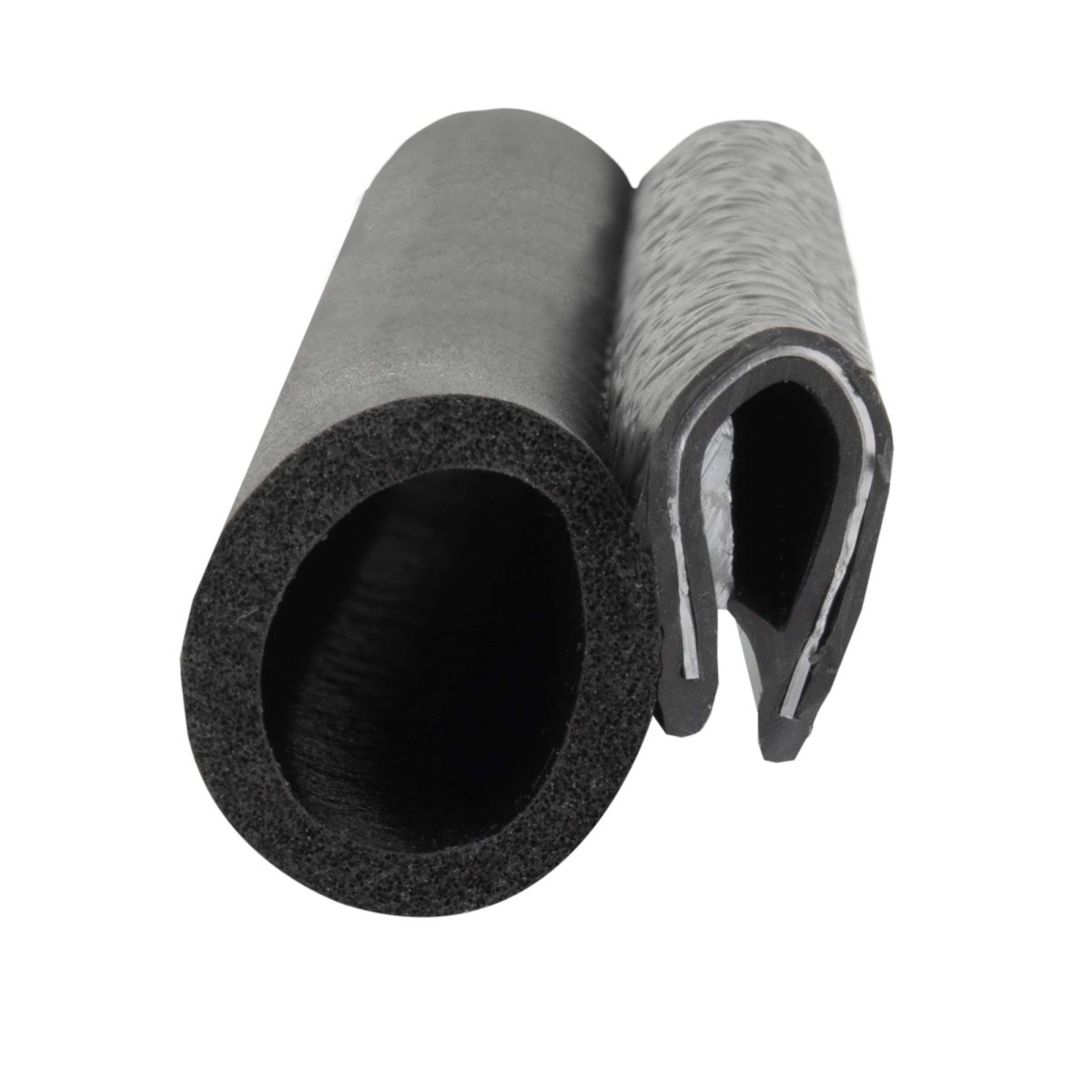 Recpro Rv Trim Seal 5 8 Horizontal Bulb 1 Flange Clip-on Weather Strip 20 Feet
