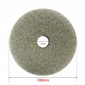 Uxcell 100mm 4-inch Grit 120 Diamond Coated Flat Lap Disk Wheel Grinding Sanding Disc