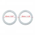 X Autohaux 10pcs Engine Oil Crush Washers Drain Plug Gaskets 22mm Id 30mm Od For Car