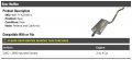 Rear Muffler Compatible With 2002-2005 Hyundai Sonata 2 4l 4-cylinder