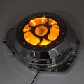 Chrome W Yellow Led Engine Clutch Cover For 1999-2020 Suzuk Gsxr1300 Hayabusa P N Mt313-001a-cd 