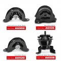 A-premium 4pcs Front Rear Engine Motor Mount Set Compatible With Honda Civic 1996-2000 Acura El 1997-2000 L4 1 6l Replace