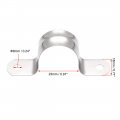 23mm 0 9 Rigid Pipe Strap 2 Holes Tube Straps 201 Stainless Steel Tension Clip Clamp 16pcs