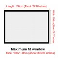 Loboo Idea Fiberglass Window Screen Netting Mesh Curtain Diy Self-adhesive Net With Hook And Loop Sticky Tape Fitted To