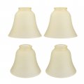 Aspen Creative 23171-4 Transitional Amber Ceiling Fan Replacement Glass Shade 2-1 8 Fitter 5-1 2 Diameter X-3 4 Height 4 Pack 