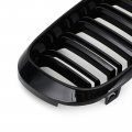 Topteng Car Front Kidney Grille Double Slat Grill Black Fits For Bmw X5 F15 2013-2018 X6 F16 2014-2018 X5m F85 2015-2018 X6m