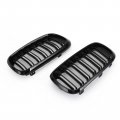 Topteng Car Front Kidney Grille Double Slat Grill Black Fits For Bmw X5 F15 2013-2018 X6 F16 2014-2018 X5m F85 2015-2018 X6m