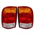 Epic Lighting Rear Brake Tail Lights Lens And Housing Assembly Replacement For Ford 1998-1999 Ranger Fo2800121 Fo2801121 